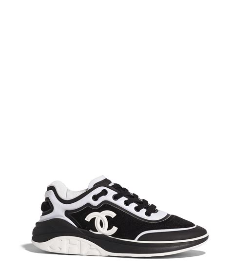 sneakers chanel nere|authentic Chanel sneakers.